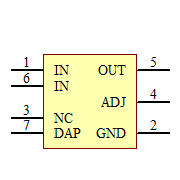 LP38691QSD-ADJ/NOPB Symbol - Texas Instruments
