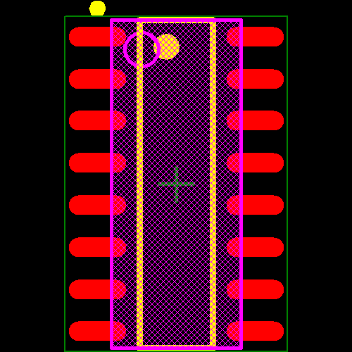 SI8441BB-C-IS1 Footprint - Silicon Lab