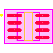 ADM1485ARZ-REEL7 Footprint - Analog Devices