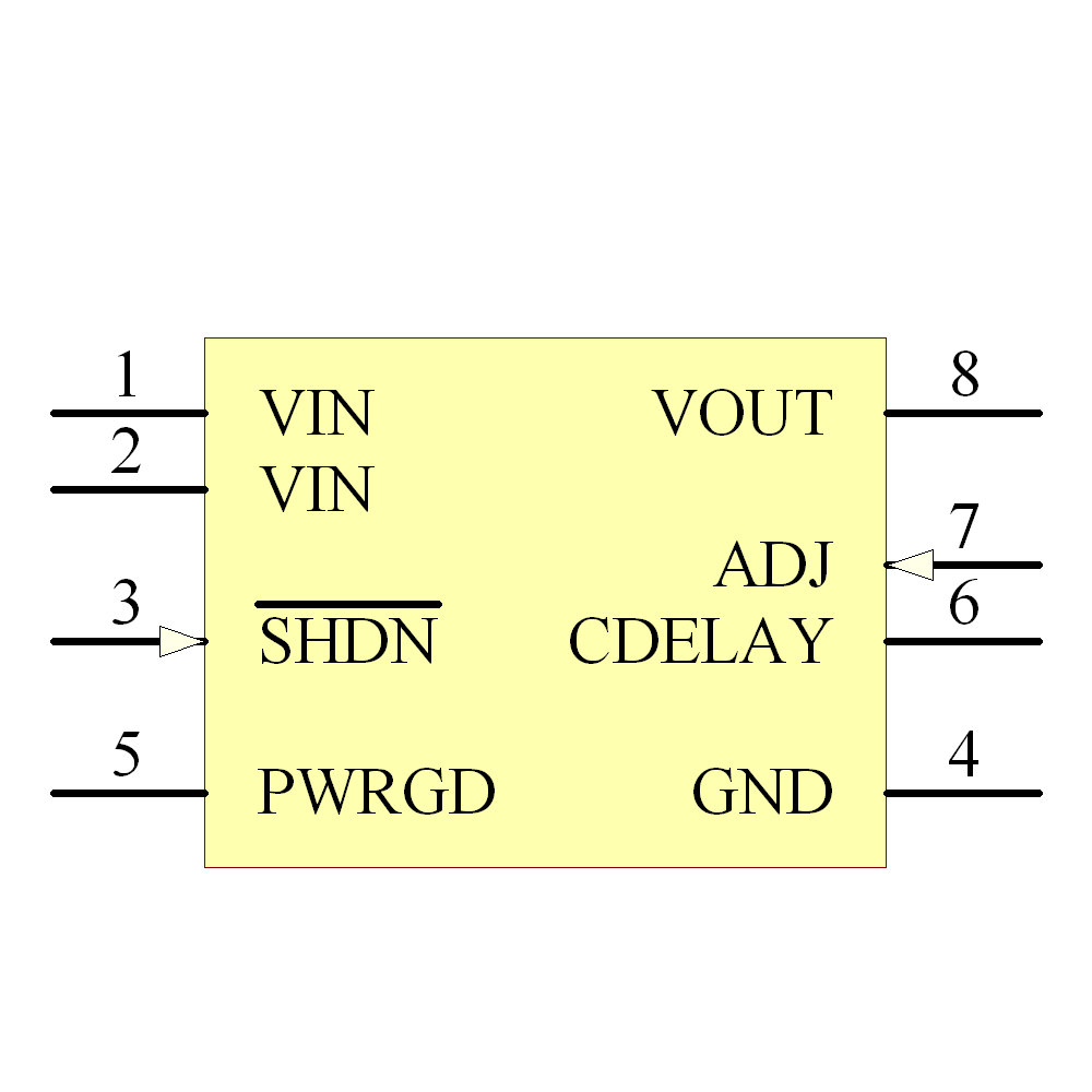 MCP1727-ADJE/SN Symbol - Microchip