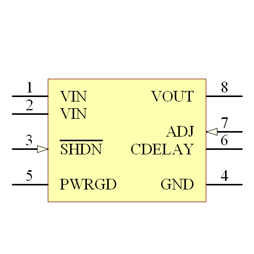MCP1727-ADJE/SN Symbol - Microchip