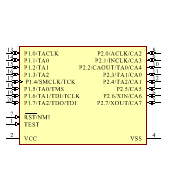 MSP430F2121TPW Symbol - Texas Instruments