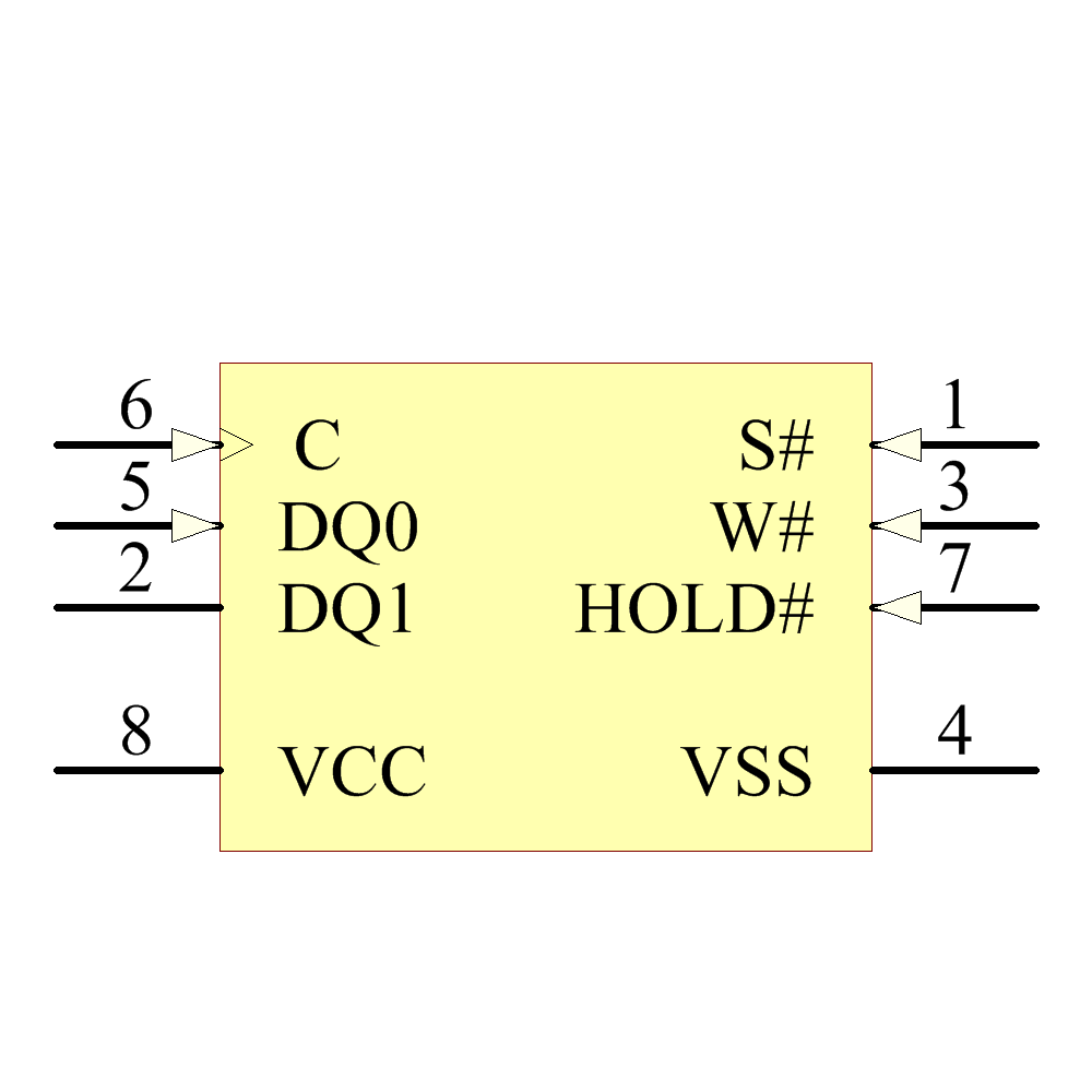 M25P40-VMN6TPB Symbol - Micron