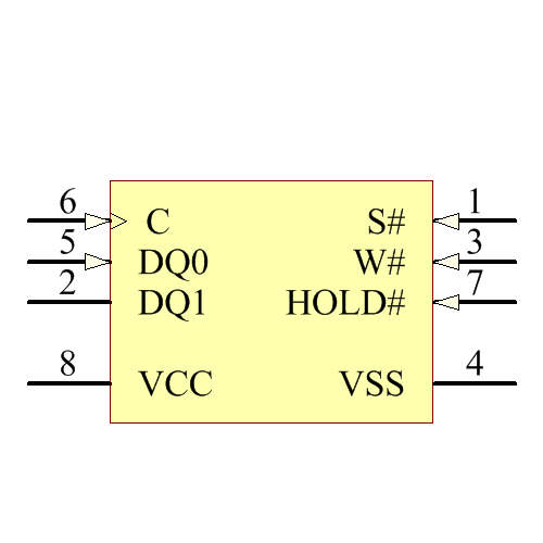 M25P40-VMN6TPB Symbol - Micron