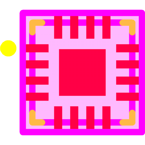LT3755IUD#PBF Footprint - Analog Devices