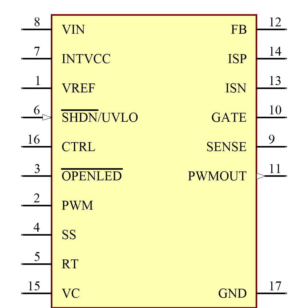 LT3755IUD#PBF Symbol - Analog Devices