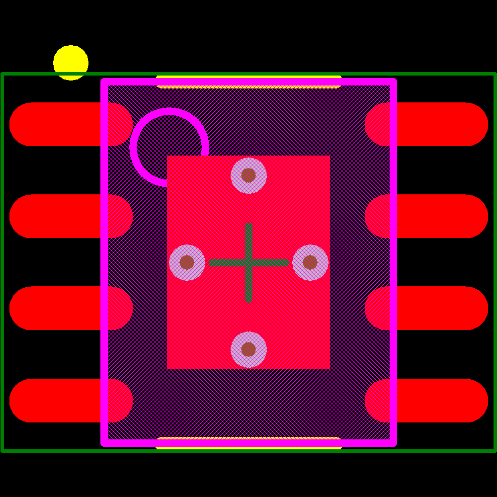 MAX15012CASA+ Footprint - Analog Devices