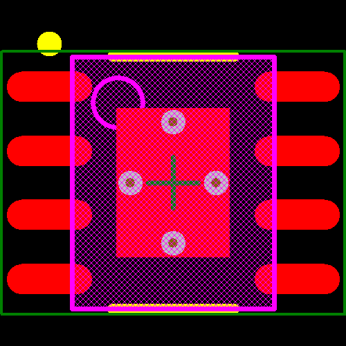 MAX15012CASA+ Footprint - Analog Devices