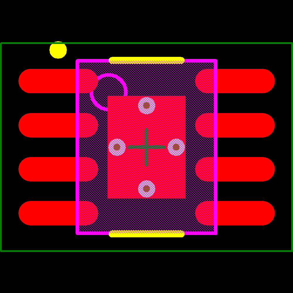 MAX15012CASA+ Footprint - Analog Devices