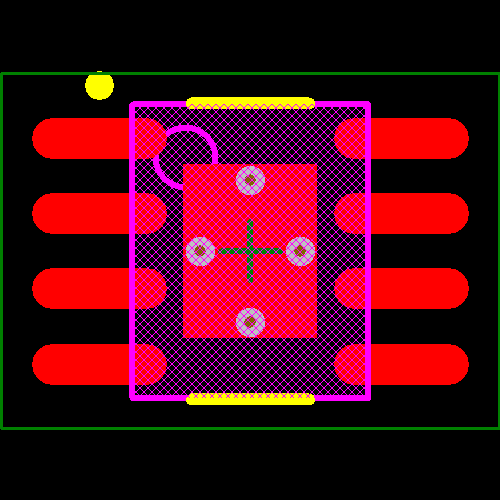 MAX15012CASA+ Footprint - Analog Devices