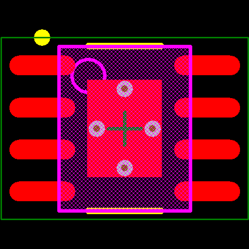 MAX15012CASA+ Footprint - Analog Devices