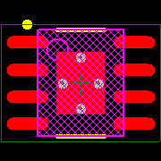 MAX15012CASA+ Footprint - Analog Devices
