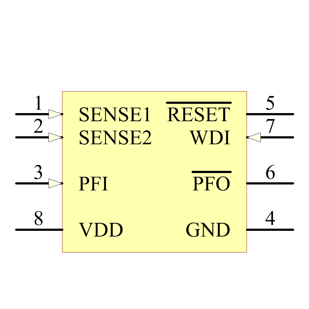 TPS3306-15DGKRG4 Symbol - Texas Instruments
