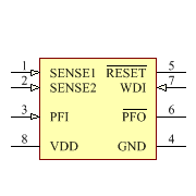 TPS3306-15DGKRG4 Symbol - Texas Instruments