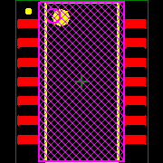 CD4012BNSR Footprint - Texas Instruments