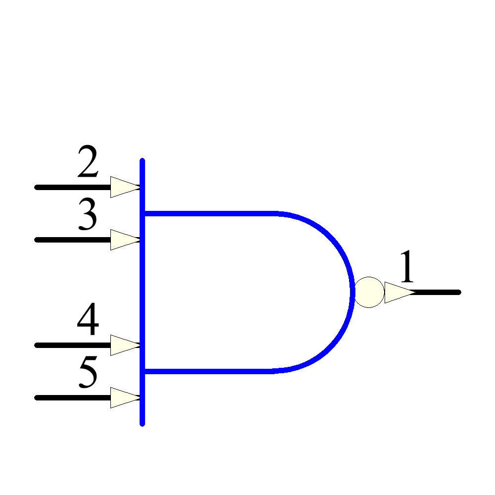CD4012BNSR Symbol - Texas Instruments