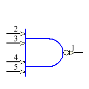 CD4012BNSR Symbol - Texas Instruments