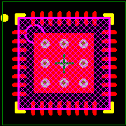 AT86RF232-ZXR Footprint - Microchip