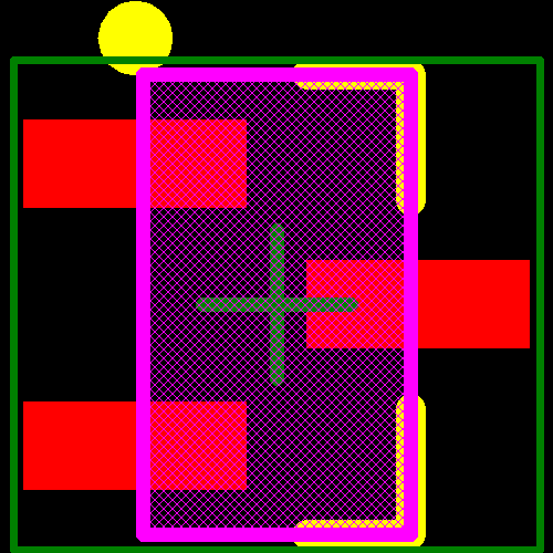 MCP1703AT-2502E/CB Footprint - Microchip