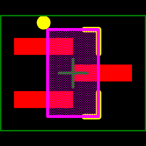 MCP1703AT-2502E/CB Footprint - Microchip