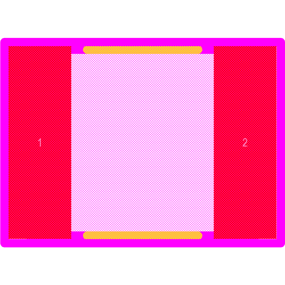 2016L100/33DR Footprint - Littelfuse