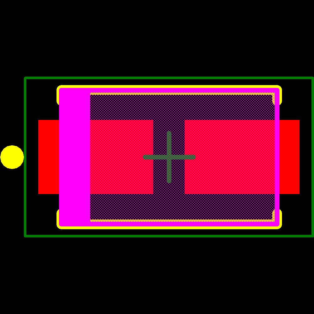 SMAJ5.0CAHE3/61 Footprint - Vishay