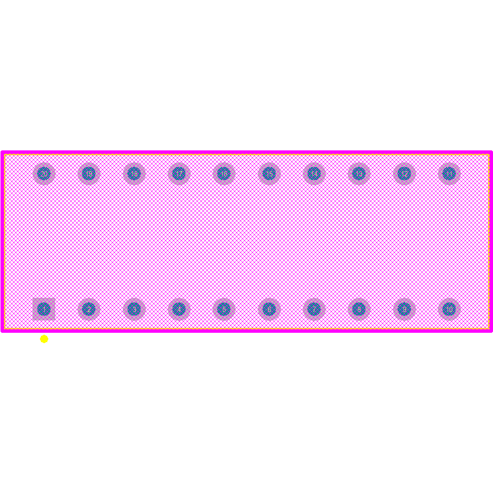 78B10T Footprint - Grayhill