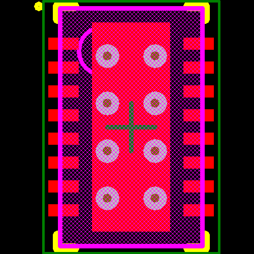 LTC3534EDHC#TRPBF Footprint - Analog Devices