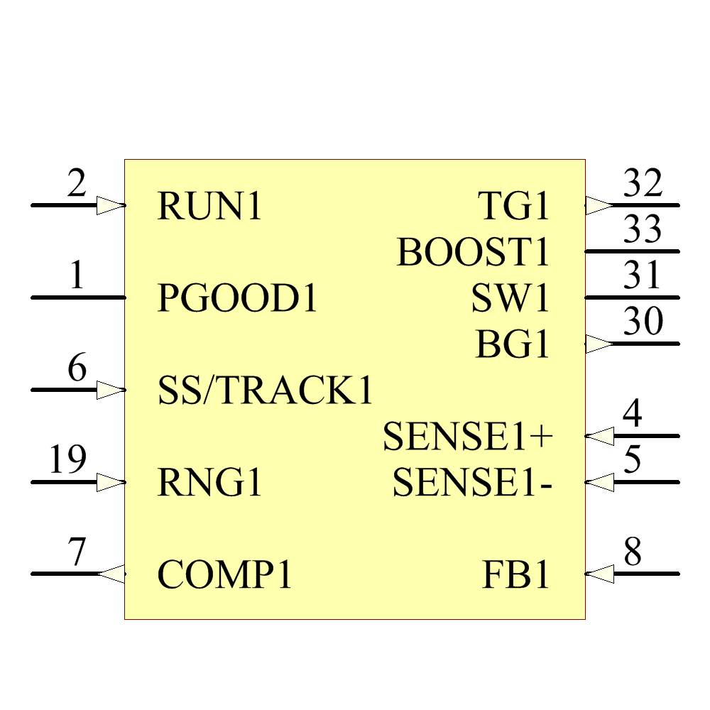 LTC3811EG#TRPBF Symbol - Analog Devices