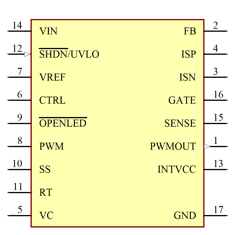 LT3756EMSE#TRPBF Symbol - Analog Devices