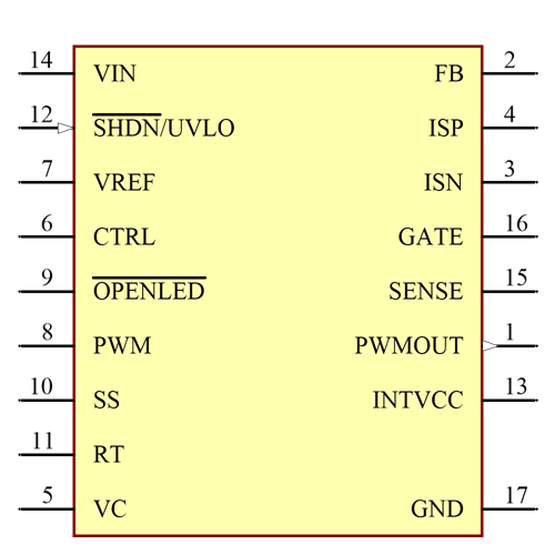 LT3756EMSE#TRPBF Symbol - Analog Devices