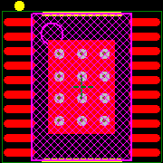 LM3424MH/NOPB Footprint - Texas Instruments