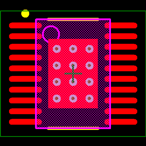 LM3424MH/NOPB Footprint - Texas Instruments