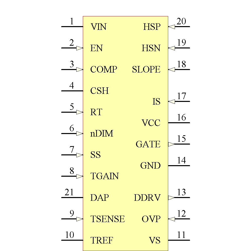 LM3424MH/NOPB Symbol - Texas Instruments