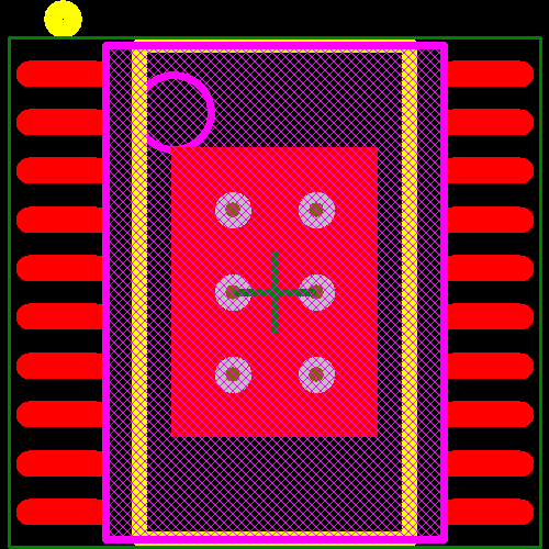 LT3501IFE Footprint - Analog Devices / Linear Technology