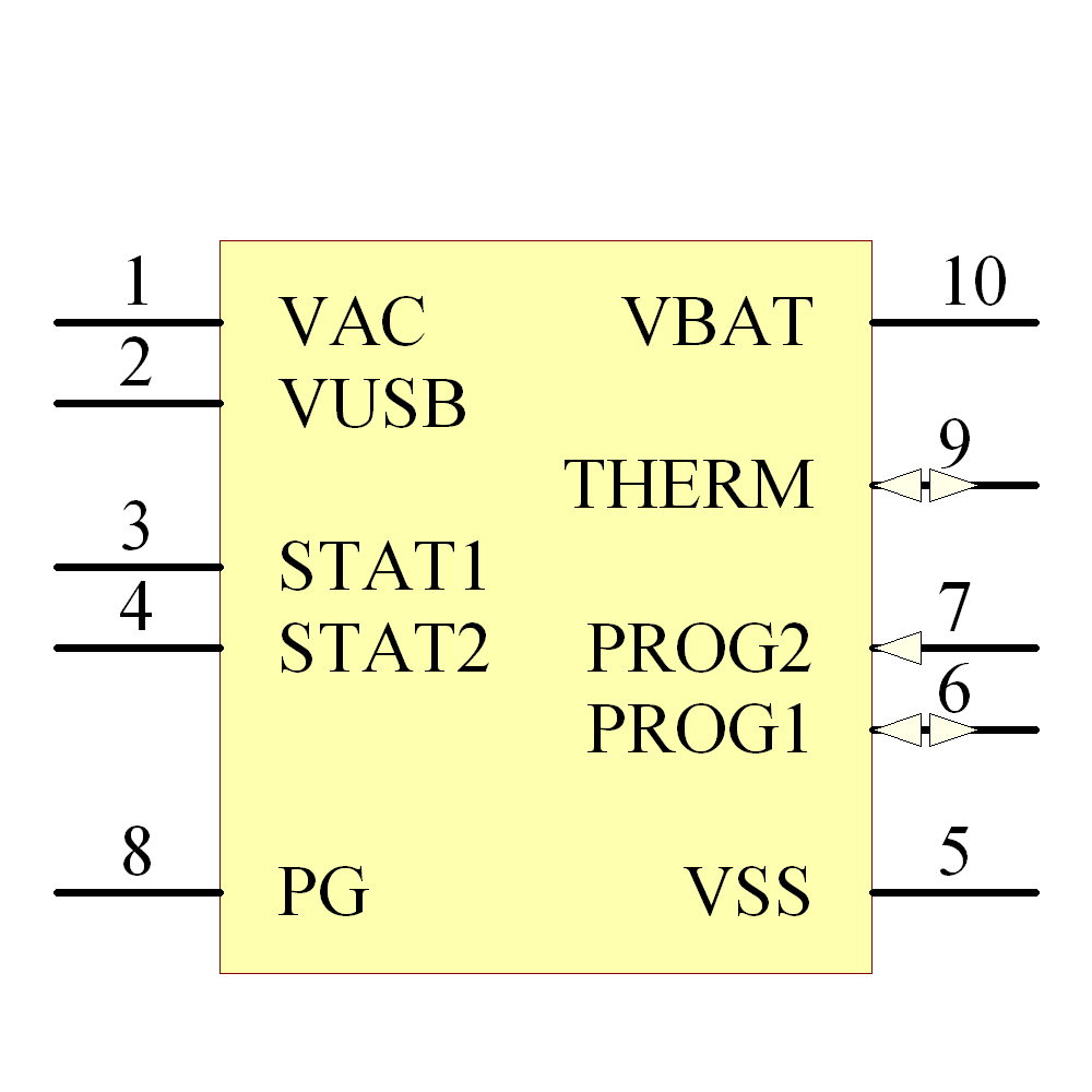 MCP73837-FCI/UN Symbol - Microchip