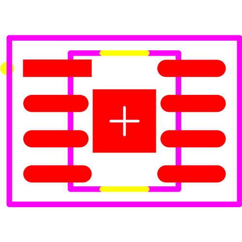 ADP7156ARDZ-1.2-R7 Footprint - Analog Devices
