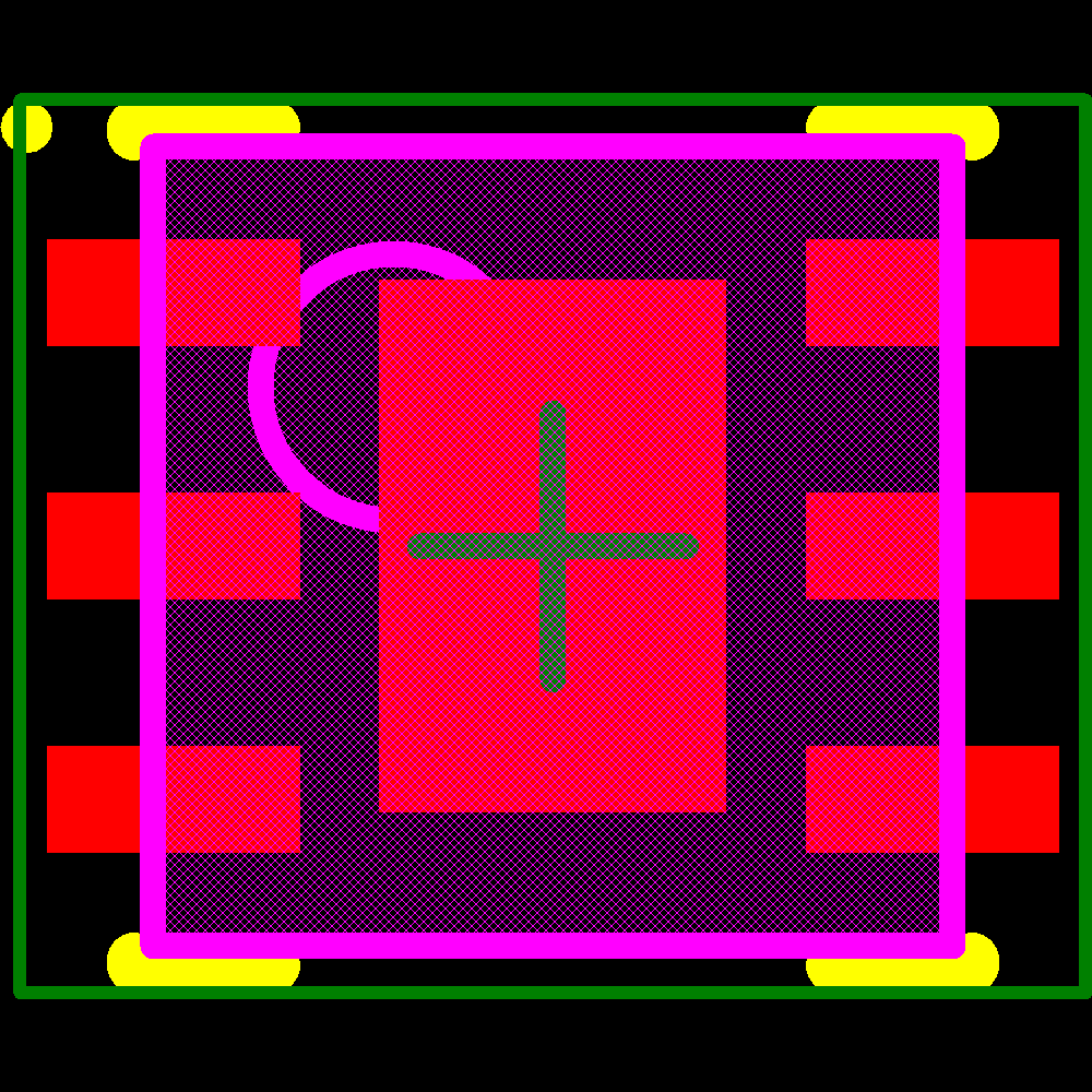 TPD2E001DRSR Footprint - Texas Instruments
