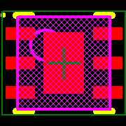 TPD2E001DRSR Footprint - Texas Instruments
