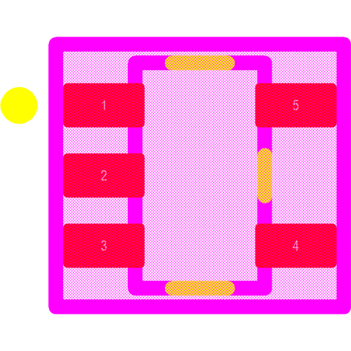 TPS2051BDBVT Footprint - Texas Instruments