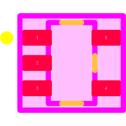 TPS2051BDBVT Footprint - Texas Instruments