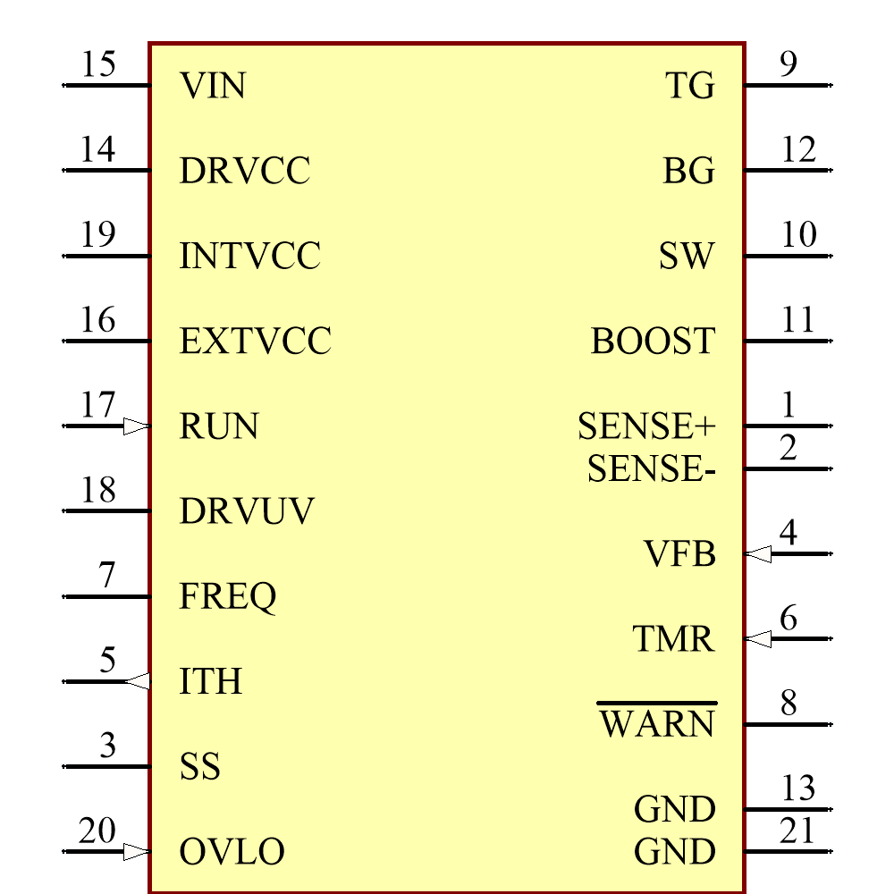 LTC7862IFE#PBF Symbol - Analog Devices
