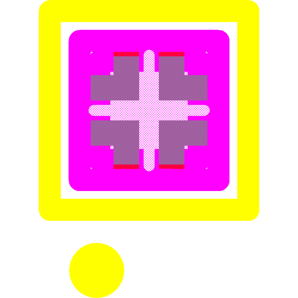 MIC94082YFT-TR Footprint - Microchip