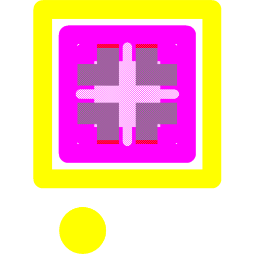 MIC94082YFT-TR Footprint - Microchip