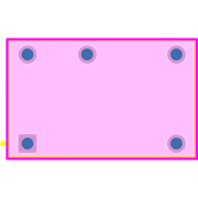 G6E-134PL-ST-US-DC12 Footprint - Omron