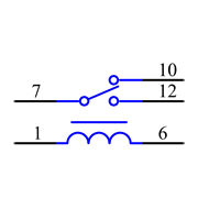 G6E-134PL-ST-US-DC12 Symbol - Omron