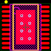 LTC3417AEFE-1#TRPBF Footprint - Analog Devices