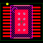 LTC3417AEFE-1#TRPBF Footprint - Analog Devices