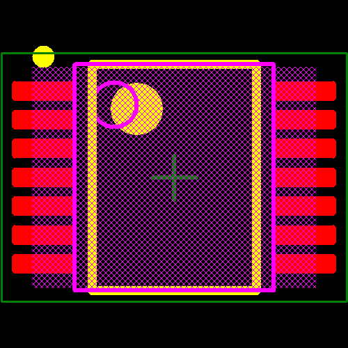 SN74LV04APWR Footprint - Texas Instruments