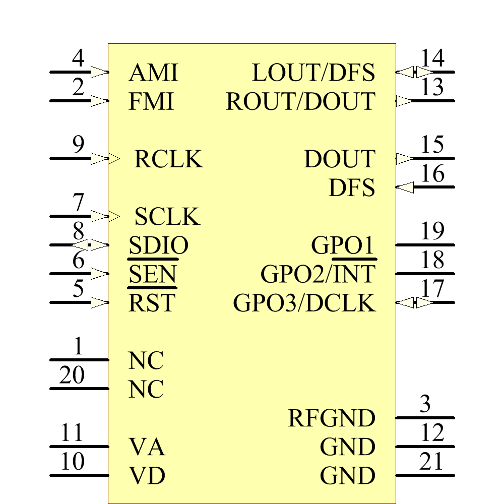 SI4734-D60-GM Symbol - Silicon Lab